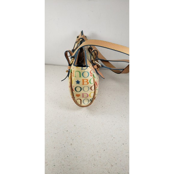 Vintage Barrel Mini Cream Ivery Jelly Dooney & Bourke Signature Hobo Bag - Picture 10 of 11